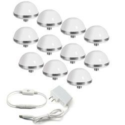 11 Bulbs LED Vanity Dimmable Mirror Hollywood Lights Kit