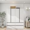 Wooden Wardrobe Closet, 4 Door 4 Drawers Bedroom Wardrobe for Ample Storage