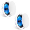 VEVOR 2 PCs 8 Inch in Ceiling Speakers, 50-Watts, Flush Mount Ceiling & in-Wall Speakers System with 8Î©Impedance 89dB Sensitivity