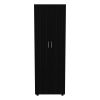 Slim Armoire Barkley, Bedroom, Black