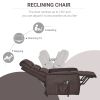 Electric Power Lift Recliner Chair Sofa with Massage & Vibration for Living Room Bedroom Office, Brown
