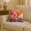Rooted in Lesbian Pride Throw Pillow Machine Washable, Indoor Outdoor Decorative Pillow for Couch, Bed or Patio, 18Hx18W
