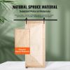 VEVOR Barn Door and Hardware Kit, 36" x 84" Wood Sliding Barn Door, Smoothly and Quietly, Barn Door Kit with 8-in-1 Floor Guide and Door Handle
