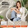 VEVOR Hammock Swinging Chair MacramÃ© Hanging Chair with Cushion Indoor & Outdoor