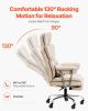 VEVOR Executive Office Chair with Footrest, 400 lbs Capacity With Heavy Duty PU Leather Wide Office Chair