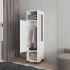 Wardrobe Boston, Bedroom, White