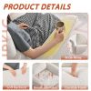 Manual Rocker Recliner Chair for Adults,Manual Rocking Glider Recliner for Small Spaces,Fabric Nursery Chair