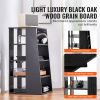 VEVOR 5-Tier AV Media Stand, Wooden Audio-Video Media Stand for DVD Players/Cable Boxes/Games Consoles