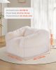 VEVOR Bean Bag Chair, BeanBag Sofa Chair with Armrests for Adults, Fluffy Plush & High-Density Foam Filling Adult Bean Bag with Zapper