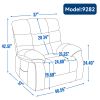 Lift Recliner Chair Heat Massage Dual Motor Infinite Position Up to 350 LBS Large Electric Power Lift Recliners with Power-Remote