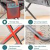 Folding Floor Sofa Chair with Adjustable Backrest 3 Reclining Positions Comfortable Lazy Lounge Chair for Dorm Bedroom Living Room Patio Garden Single