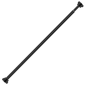 Shower Curtain Rod Adjustable Tension Curtain Rod Stainless Steel Spring Curtain Pole Heavy-Duty Steel for Bathroom Wardrobe Kitchen Balcony 31.5 (size: 80cm)