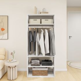 Closet Organizer System Modular: Modern Closet Shelves Wall Mounted or Walk in Closet System Racks and Shelving Built in Clothes Storage for Bedr (size: YG-A5)