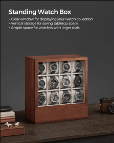 Watch Box /Jewelry Box (Color: Brown)