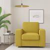 The modern-style single sofa chair can rotate 360 degrees with a spring-supported seat surface to enhance your sitting experience and adapt to your li