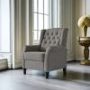 Redde Boo New Design Classic Dark Gray Waterproof Fabric Living Room Pull Button Sofa