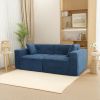 Full Foam Compression Sofa, Modern Sofa Couch, 2-3 Seat Mid Century Indoor Couch, Exquisite Upholstered Loveseat for Living Room,Bedroom,Apartment