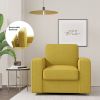 The modern-style single sofa chair can rotate 360 degrees with a spring-supported seat surface to enhance your sitting experience and adapt to your li