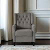 Redde Boo New Design Classic Dark Gray Waterproof Fabric Living Room Pull Button Sofa