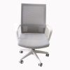 Good Quality Grey Swivel Rocking Staff Computer Mesh Fabric Office Chair